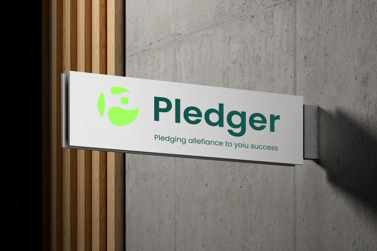 Pledger — Brand identity